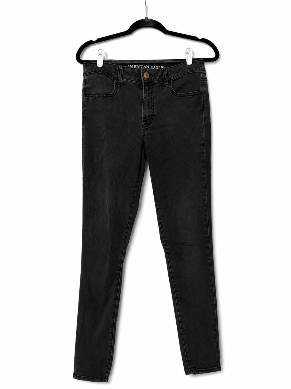 American Eagle Outfitters Black Skinny Jeans - High Rise
